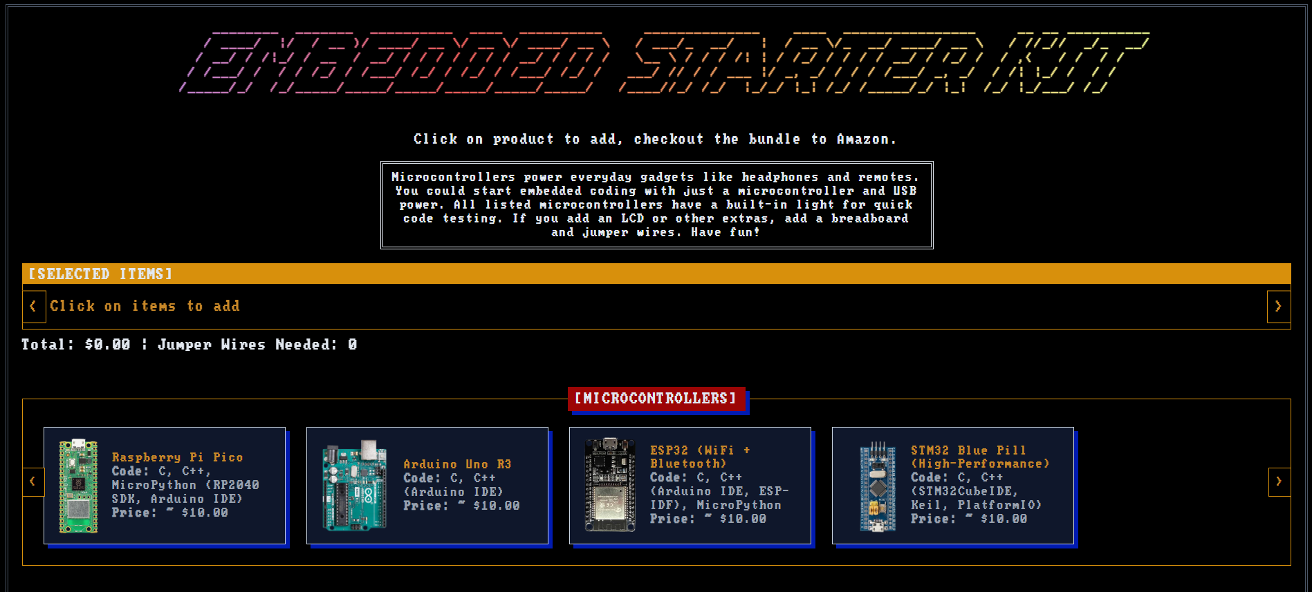 Embedded Starter Kit